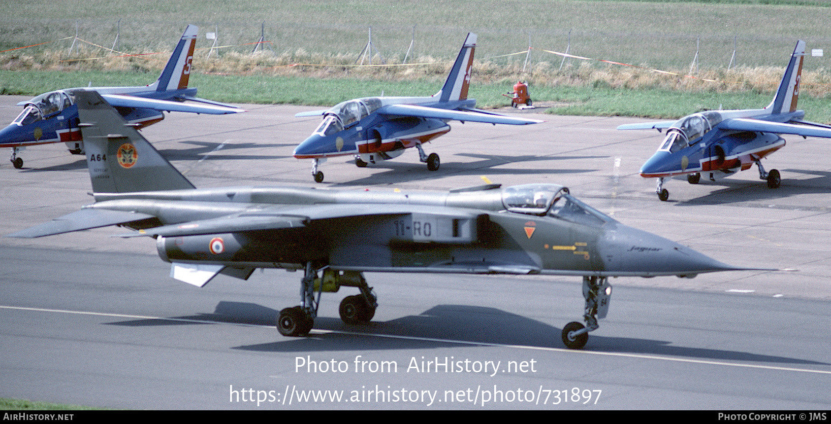 Aircraft Photo of A64 | Sepecat Jaguar A | France - Air Force | AirHistory.net #731897