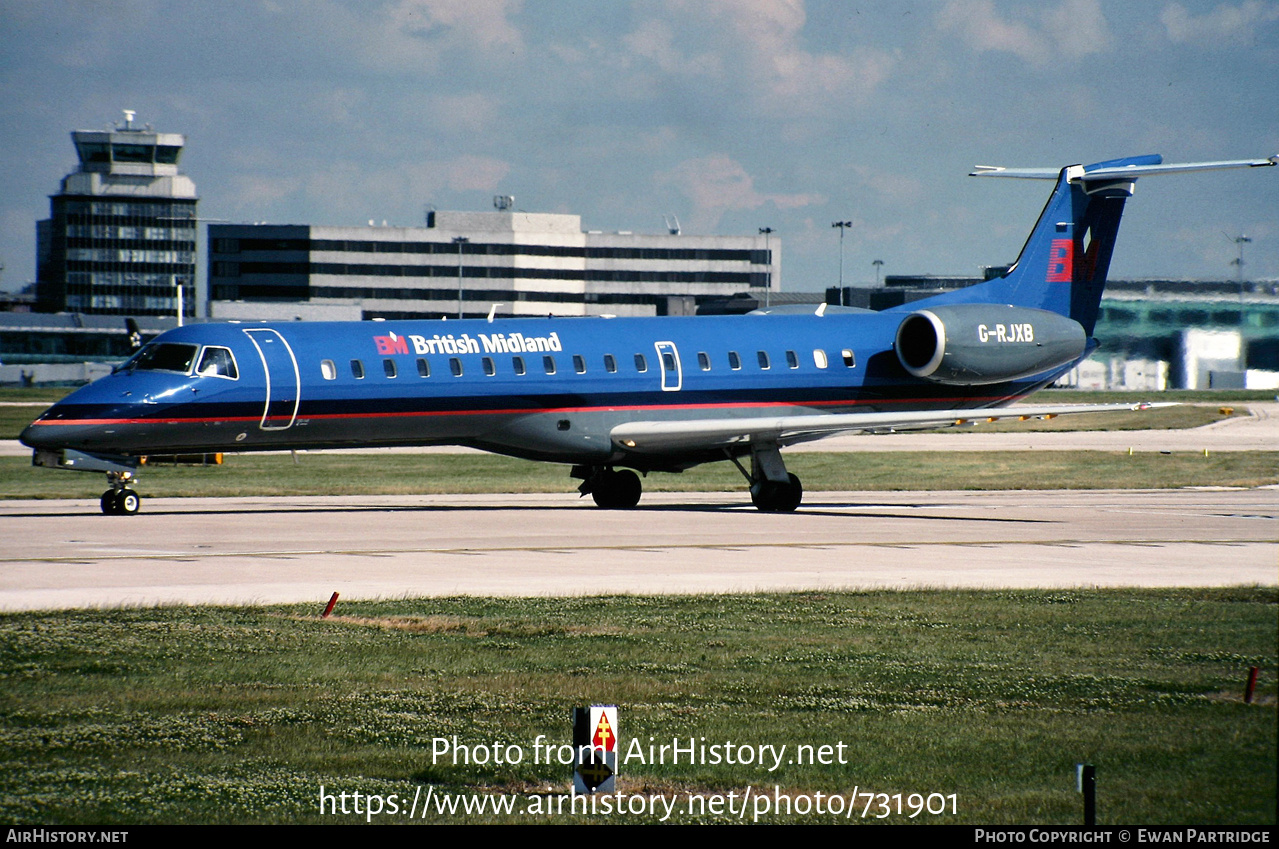 Aircraft Photo of G-RJXB | Embraer ERJ-145EP (EMB-145EP) | British Midland Airways - BMA | AirHistory.net #731901