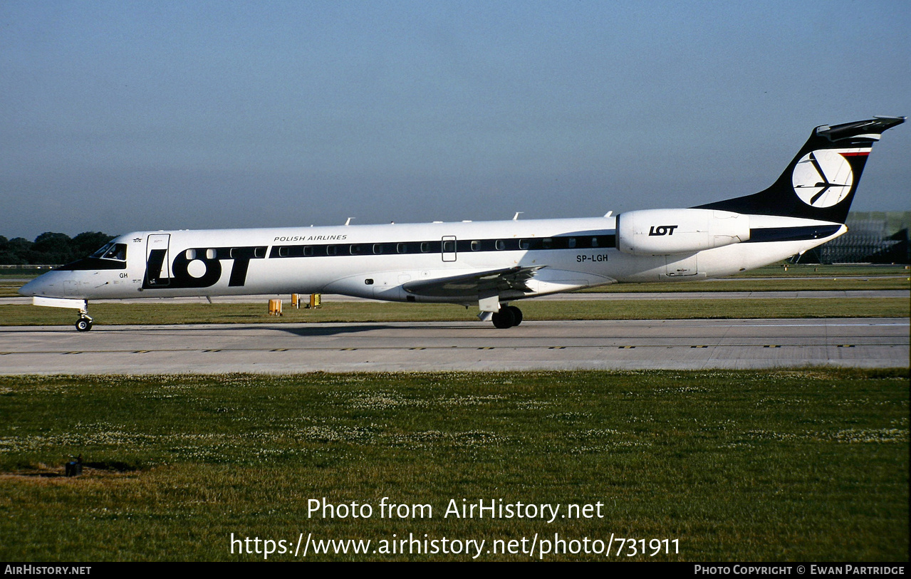 Aircraft Photo of SP-LGH | Embraer ERJ-145MP (EMB-145MP) | LOT Polish Airlines - Polskie Linie Lotnicze | AirHistory.net #731911