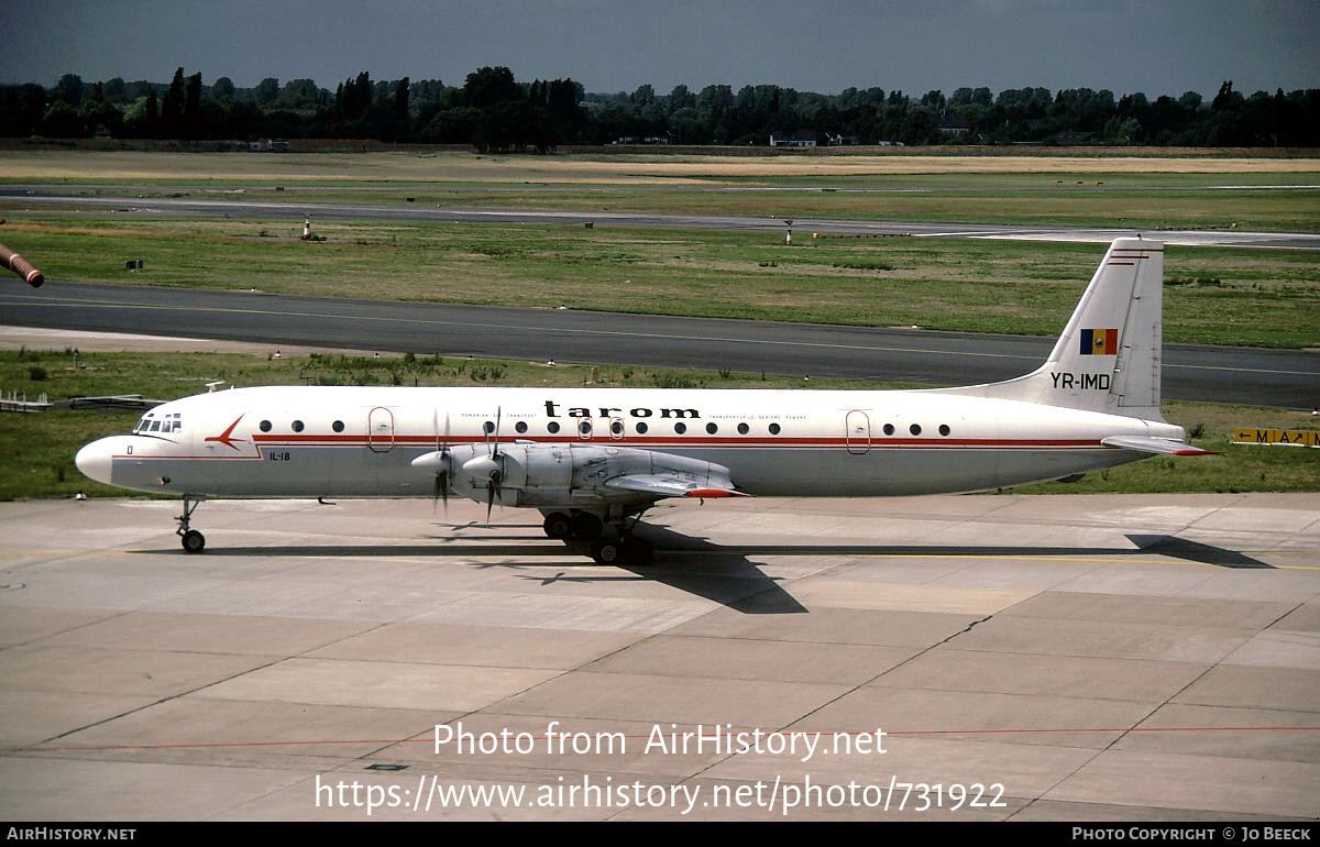 Aircraft Photo of YR-IMD | Ilyushin Il-18V | TAROM - Transporturile Aeriene Române | AirHistory.net #731922