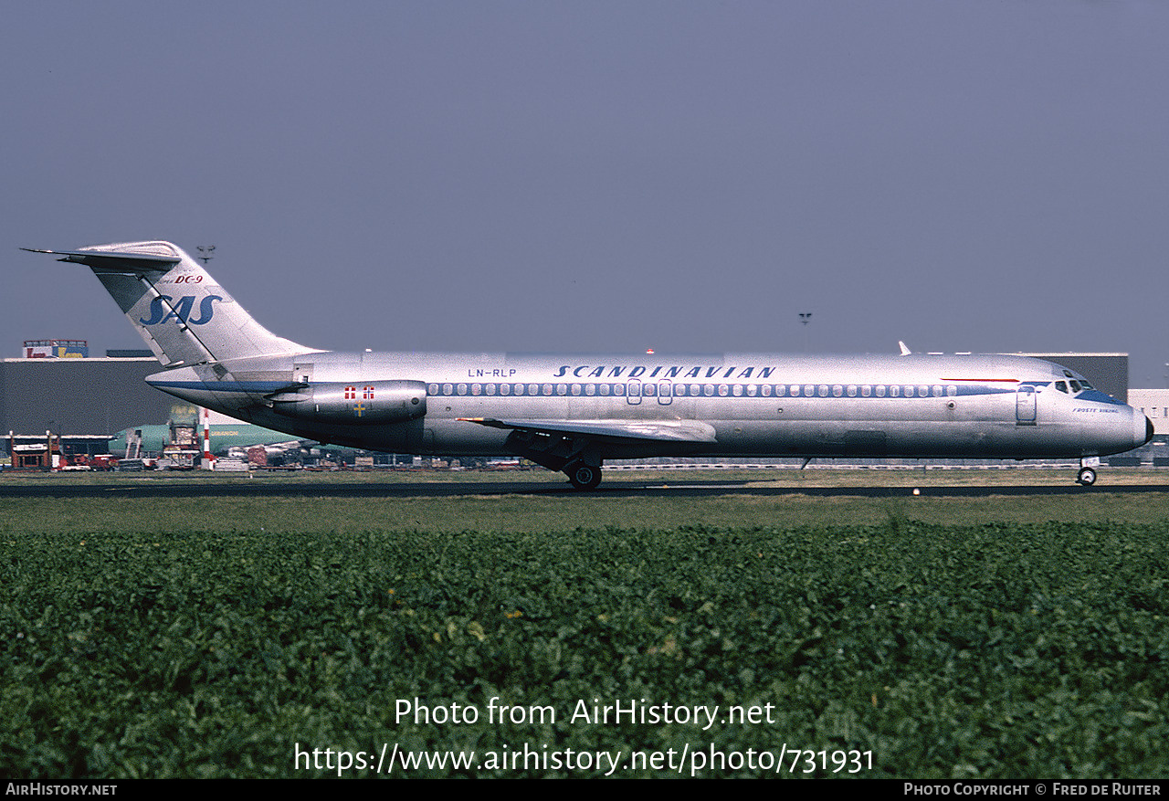 Aircraft Photo of LN-RLP | McDonnell Douglas DC-9-41 | Scandinavian Airlines - SAS | AirHistory.net #731931