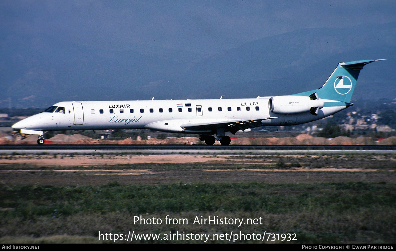 Aircraft Photo of LX-LGX | Embraer ERJ-145LU (EMB-145LU) | Luxair | AirHistory.net #731932