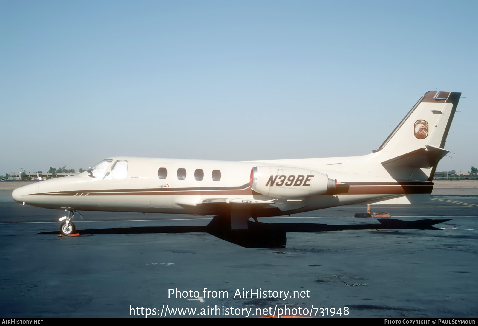 Aircraft Photo of N39BE | Cessna 501 Citation I/SP | AirHistory.net #731948