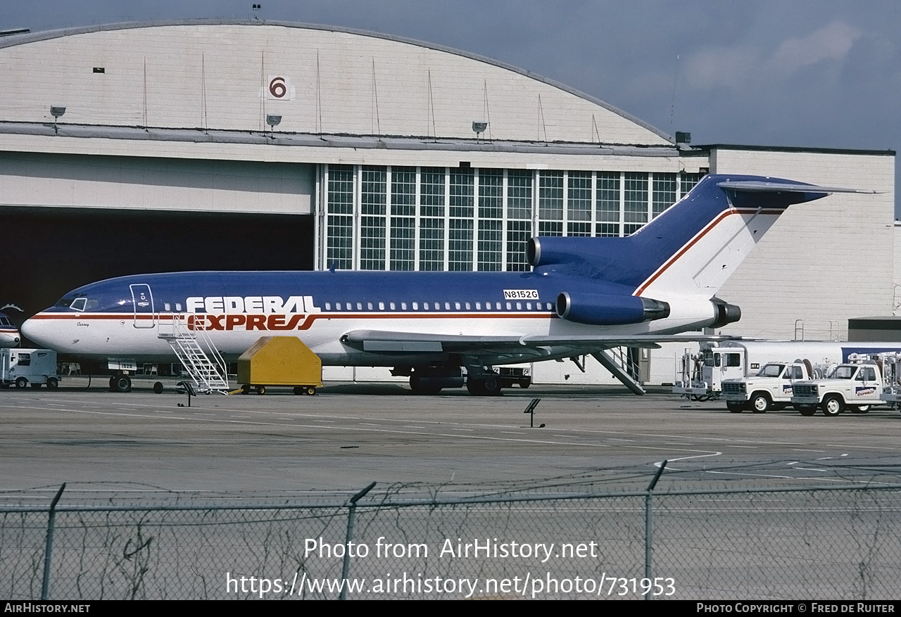 Aircraft Photo of N8152G | Boeing 727-25C | Federal Express | AirHistory.net #731953