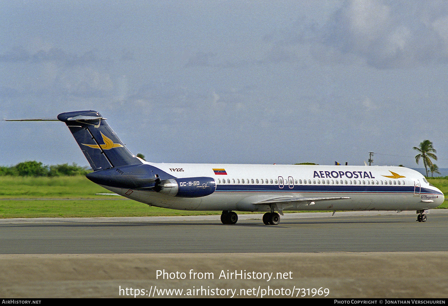 Aircraft Photo of YV-22C | McDonnell Douglas DC-9-51 | Aeropostal | AirHistory.net #731969