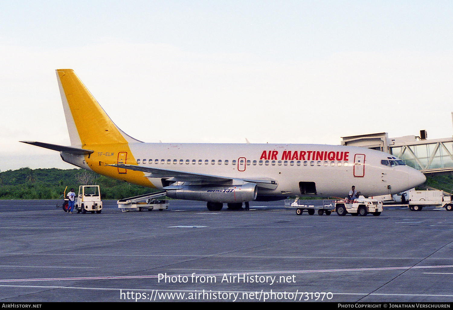 Aircraft Photo of TF-ELM | Boeing 737-2M8/Adv | Air Martinique | AirHistory.net #731970