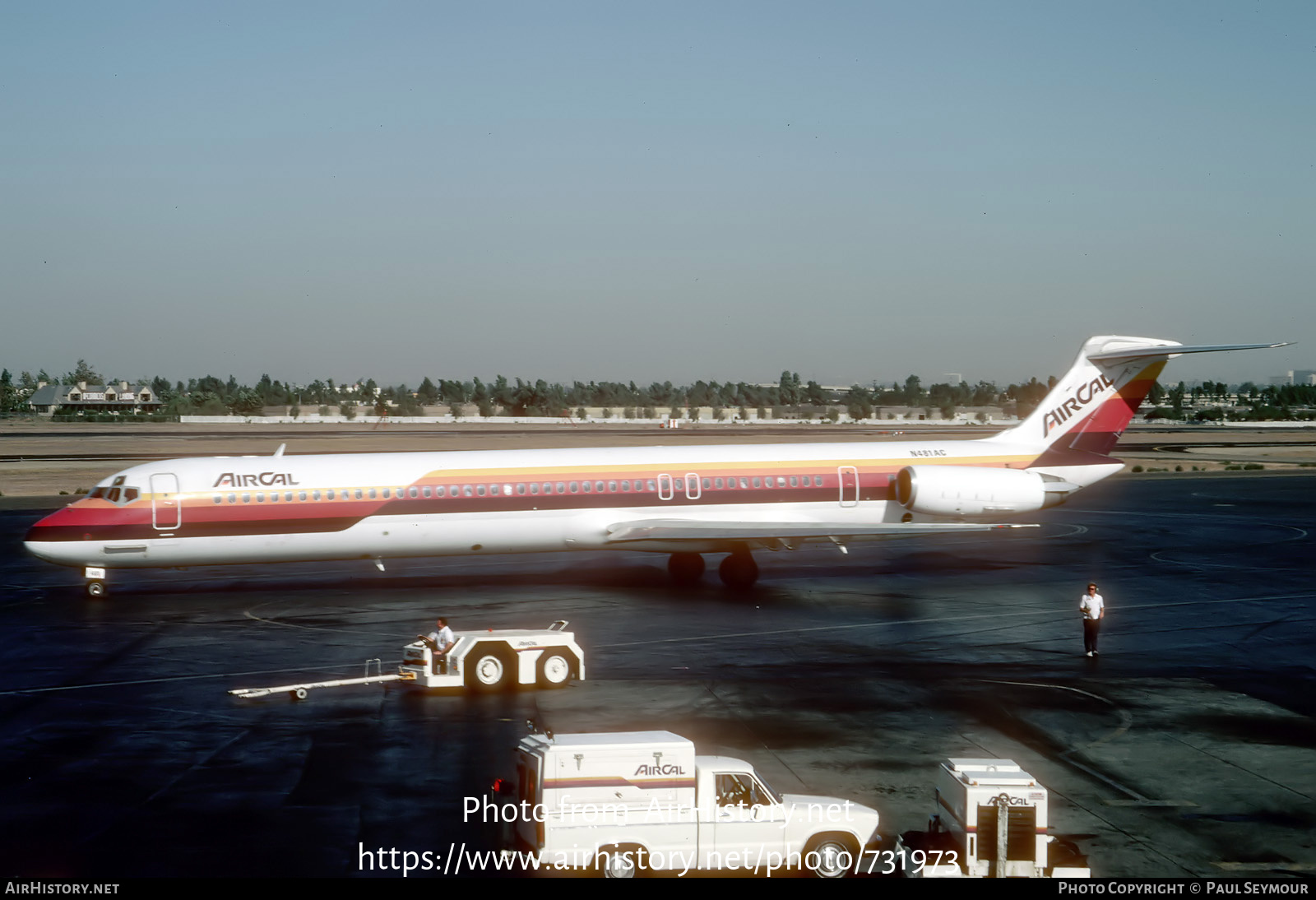 Aircraft Photo of N481AC | McDonnell Douglas MD-82 (DC-9-82) | AirCal | AirHistory.net #731973