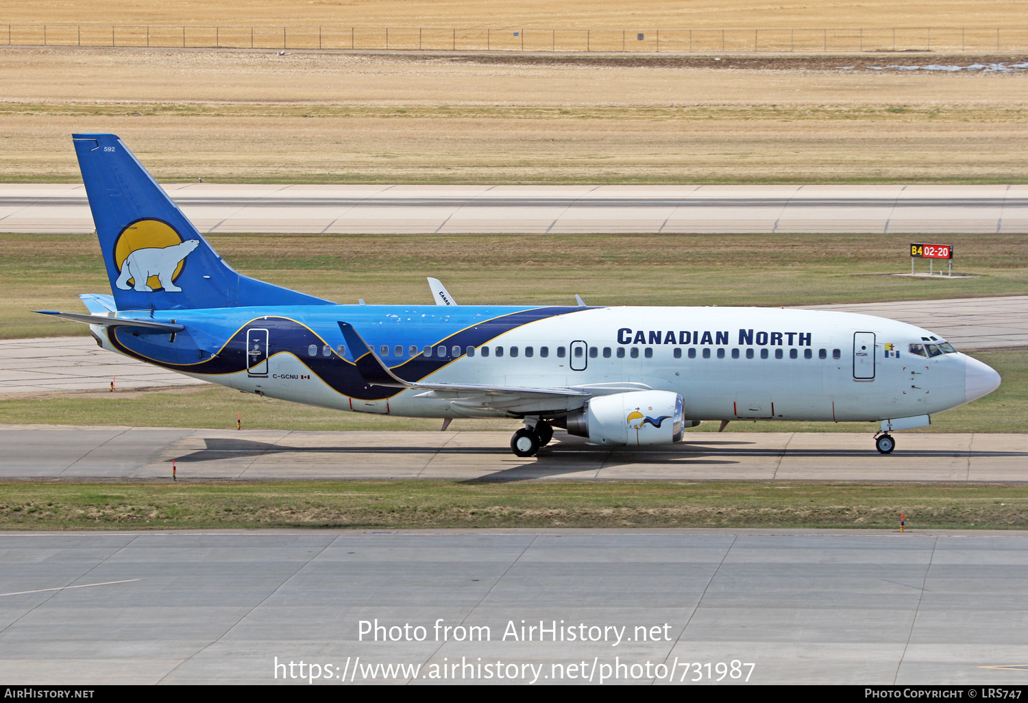 Aircraft Photo of C-GCNU | Boeing 737-36Q | Canadian North | AirHistory.net #731987