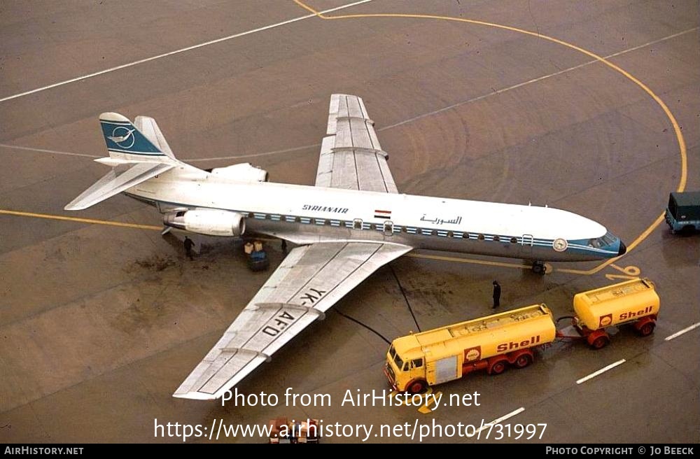 Aircraft Photo of YK-AFD | Sud SE-210 Caravelle 10B3 Super B | Syrian Air - Syrian Arab Airlines | AirHistory.net #731997