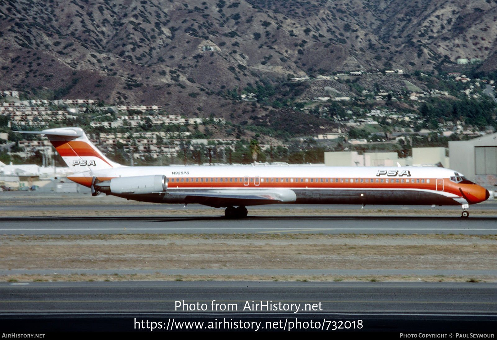 Aircraft Photo of N926PS | McDonnell Douglas MD-81 (DC-9-81) | PSA - Pacific Southwest Airlines | AirHistory.net #732018