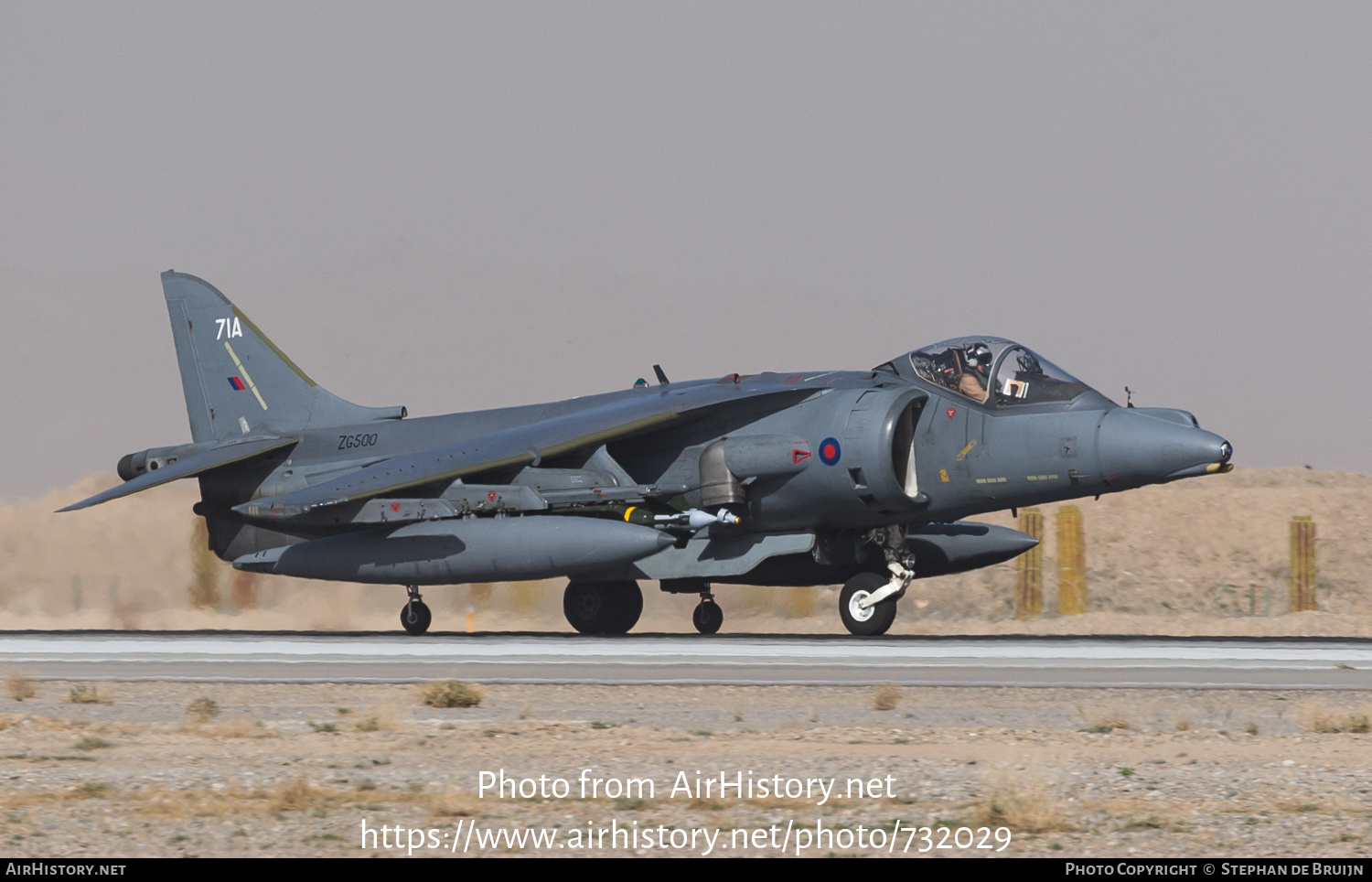 Aircraft Photo of ZG500 | British Aerospace Harrier GR7A | UK - Air Force | AirHistory.net #732029