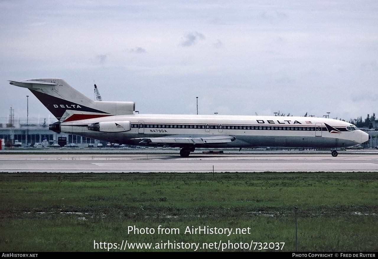 Aircraft Photo of N479DA | Boeing 727-232/Adv | Delta Air Lines | AirHistory.net #732037