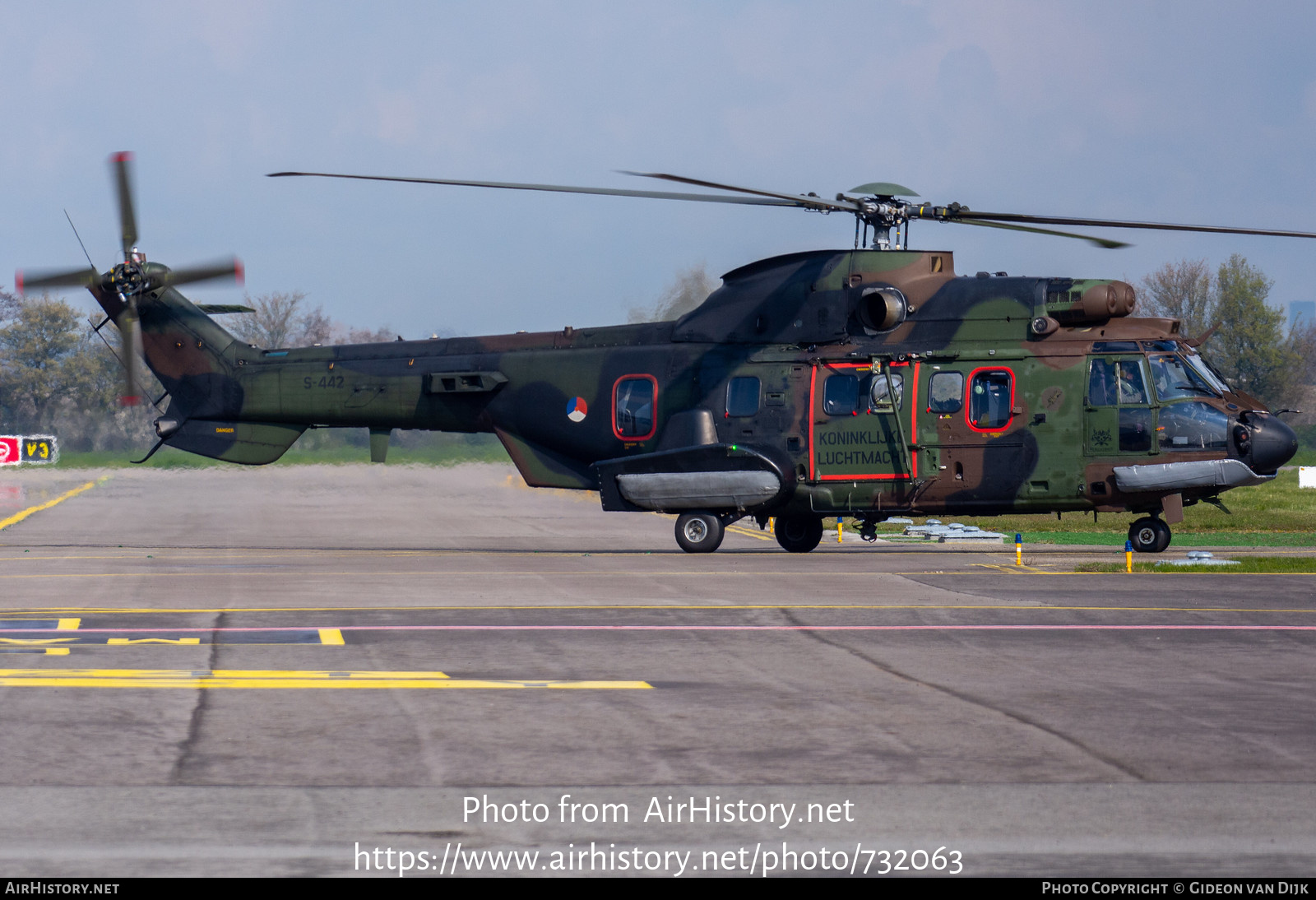 Aircraft Photo of S-442 | Eurocopter AS-532U2 Cougar Mk2 | Netherlands - Air Force | AirHistory.net #732063