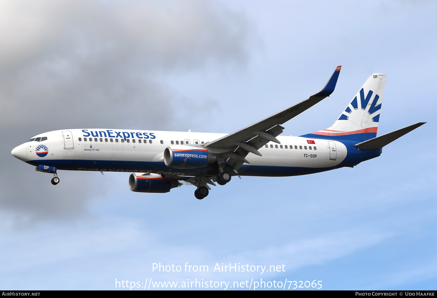 Aircraft Photo of TC-SOP | Boeing 737-8AS | SunExpress | AirHistory.net #732065