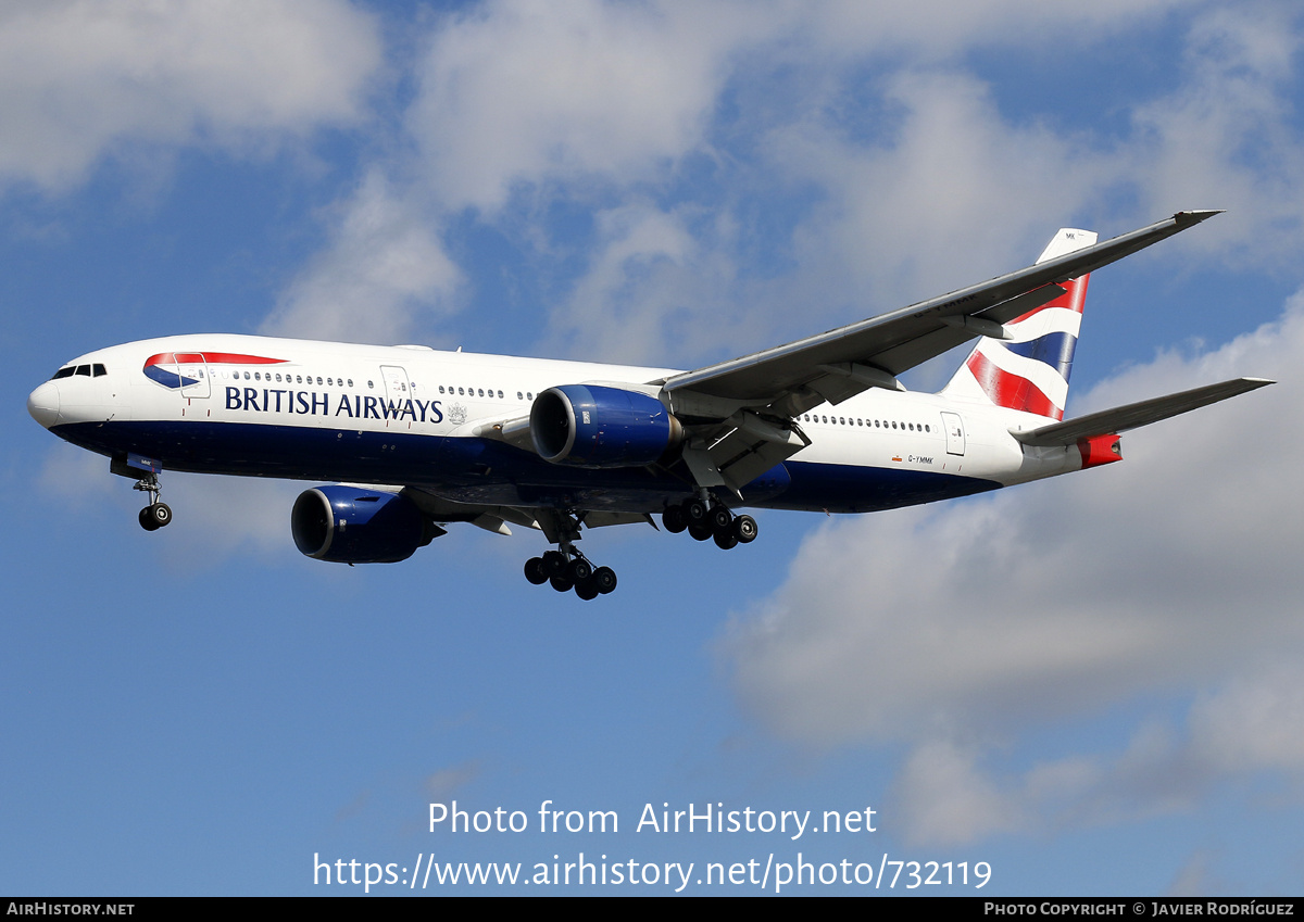 Aircraft Photo of G-YMMK | Boeing 777-236/ER | British Airways | AirHistory.net #732119