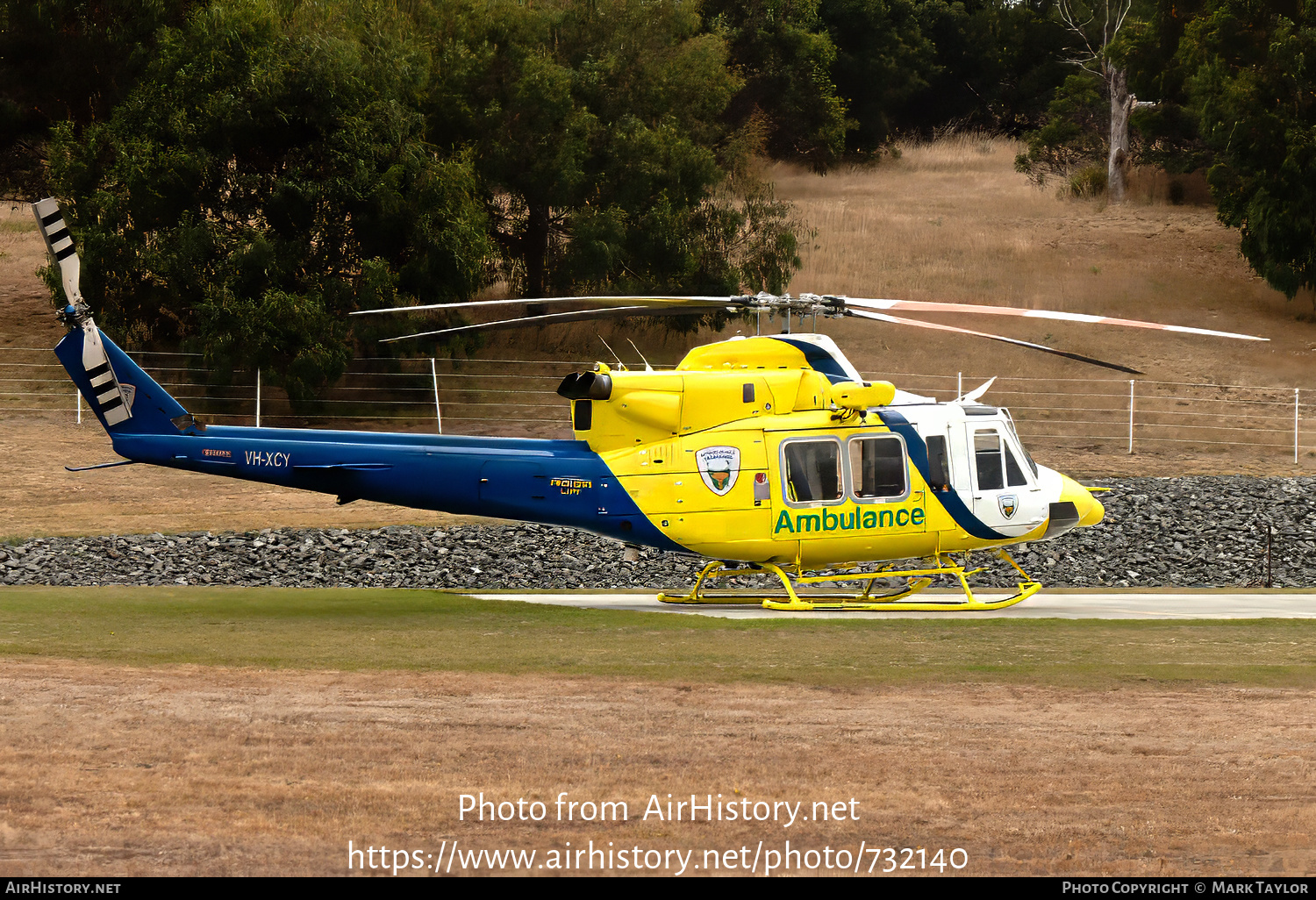 Aircraft Photo of VH-XCY | Bell 412EP | Ambulance Tasmania | AirHistory.net #732140