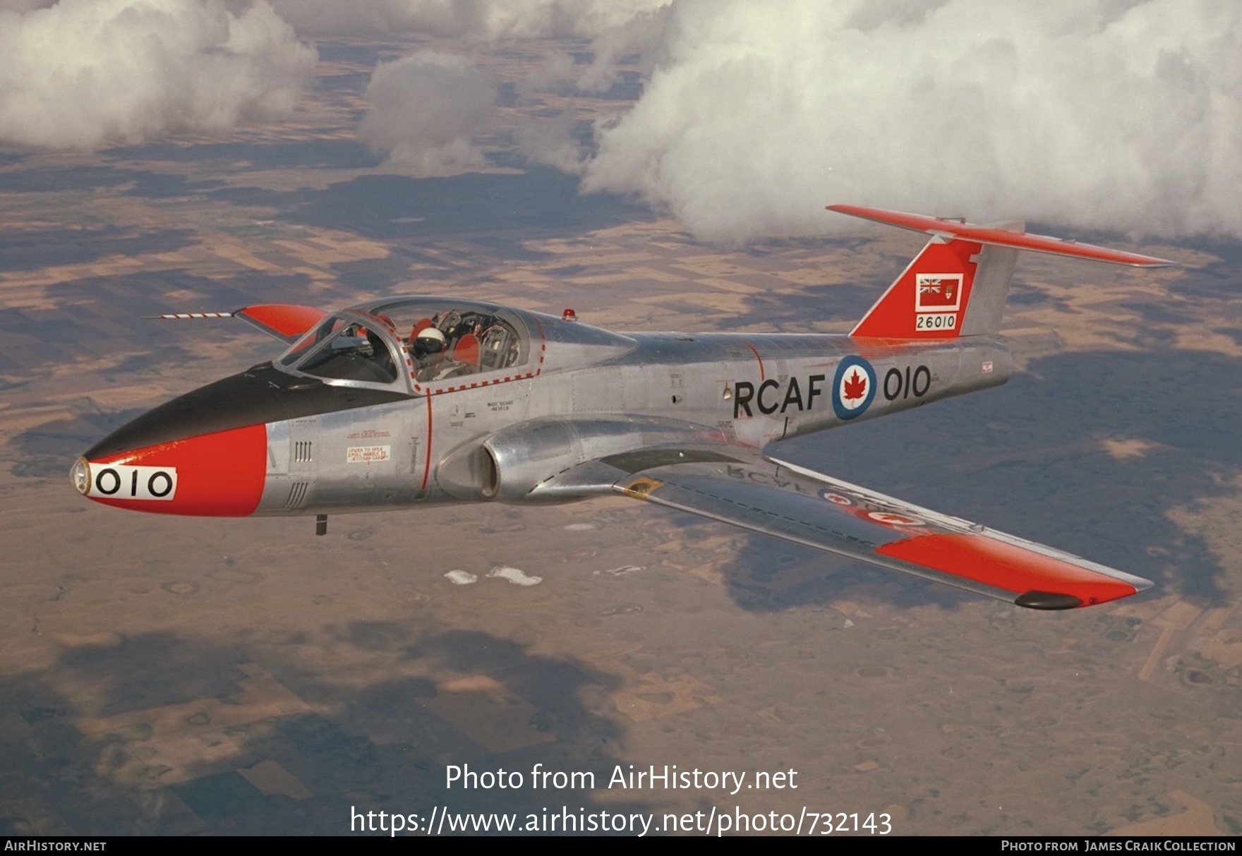 Aircraft Photo of 26010 | Canadair CT-114 Tutor (CL-41A) | Canada - Air Force | AirHistory.net #732143