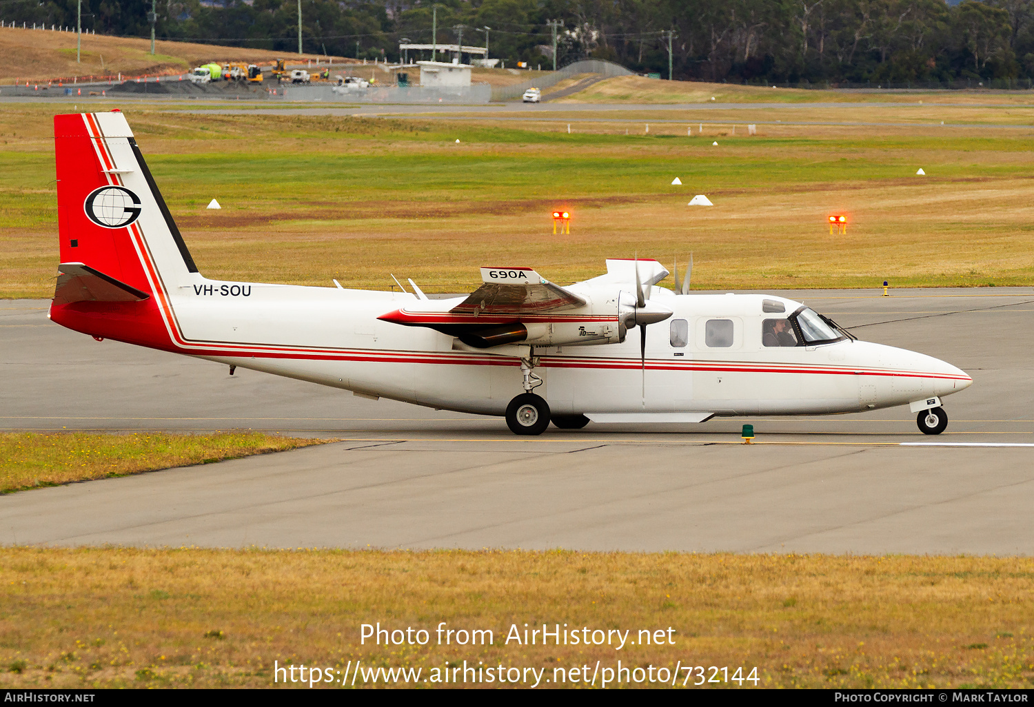 Aircraft Photo of VH-SOU | North American Rockwell 690A Turbo Commander | Southern Airlines | AirHistory.net #732144