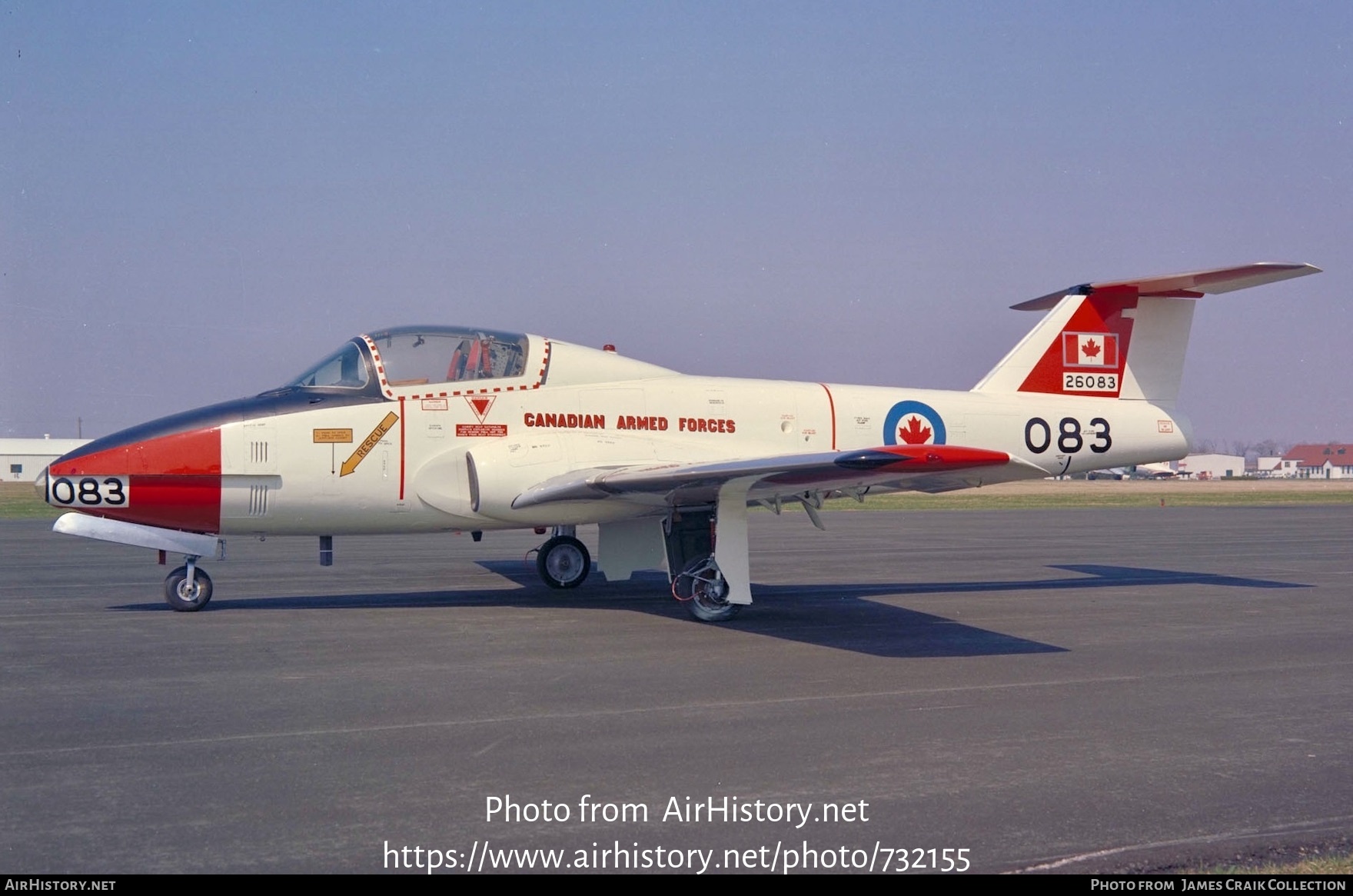 Aircraft Photo of 26083 | Canadair CT-114 Tutor (CL-41A) | Canada - Air Force | AirHistory.net #732155