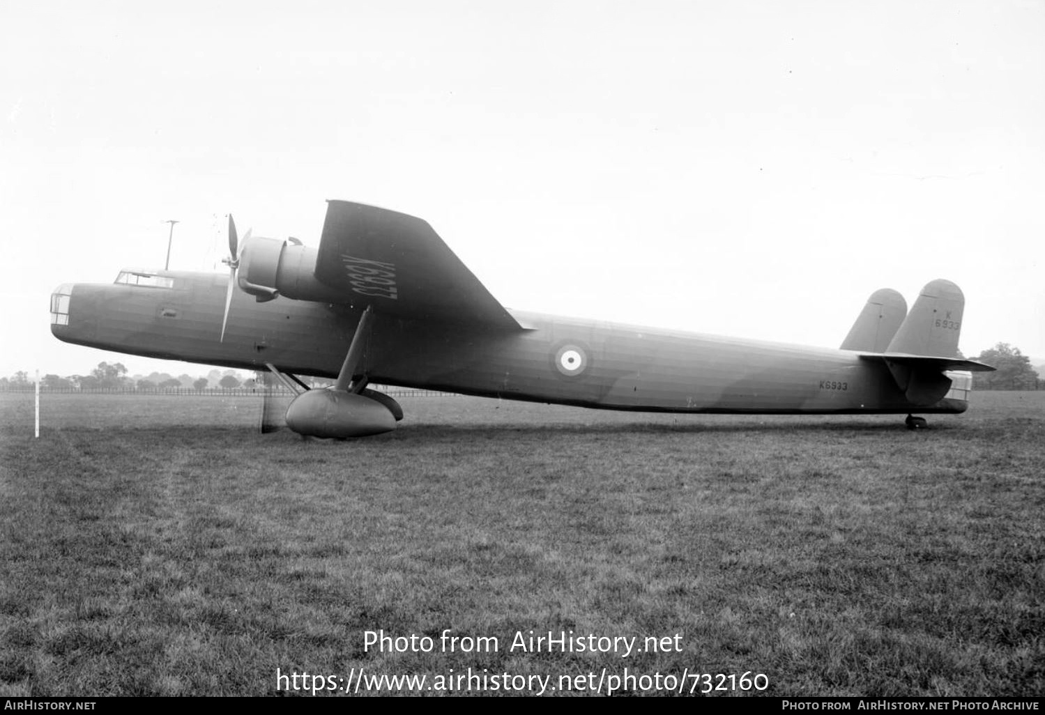 Aircraft Photo of K6933 | Handley Page HP-54 Harrow Mk1 | UK - Air Force | AirHistory.net #732160