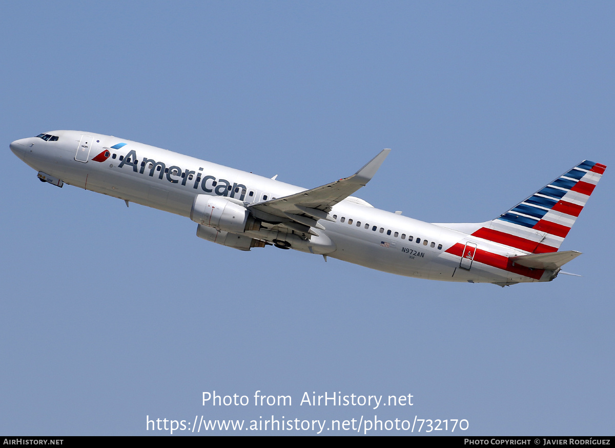 Aircraft Photo of N972AN | Boeing 737-823 | American Airlines | AirHistory.net #732170