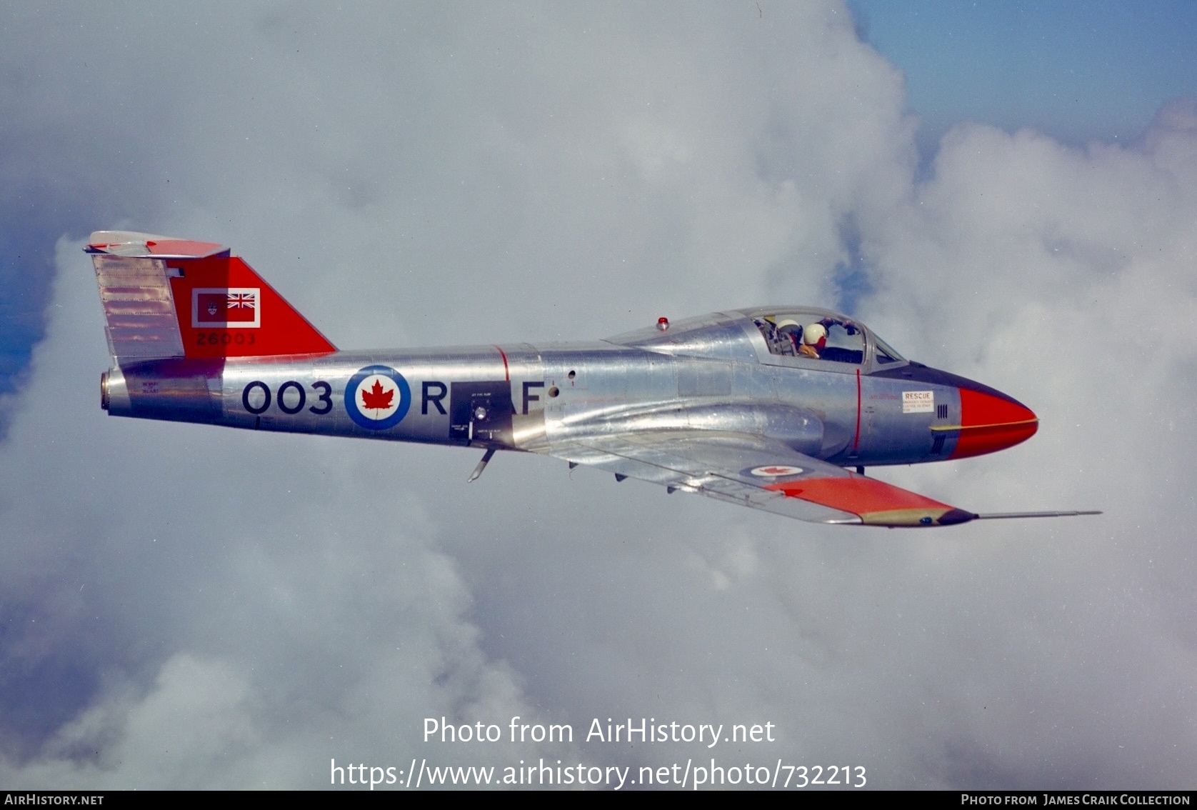 Aircraft Photo of 26003 | Canadair CT-114 Tutor (CL-41A) | Canada - Air Force | AirHistory.net #732213