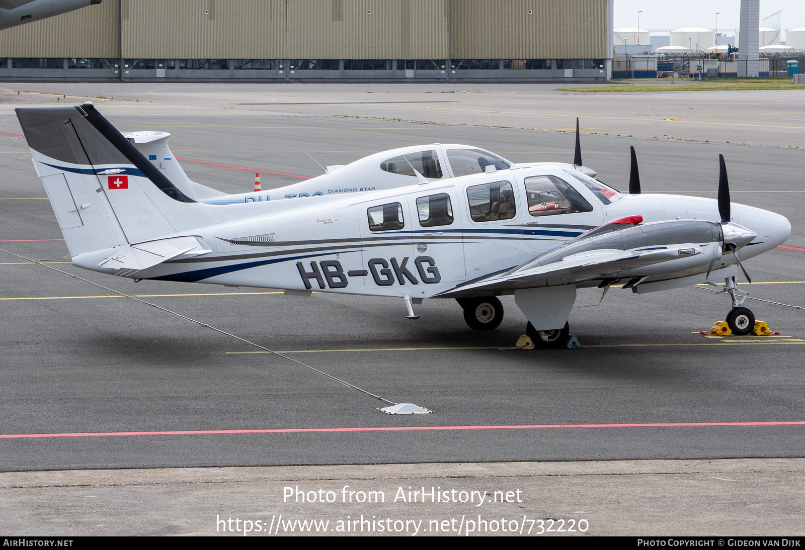 Aircraft Photo of HB-GKG | Beechcraft G58 Baron | AirHistory.net #732220