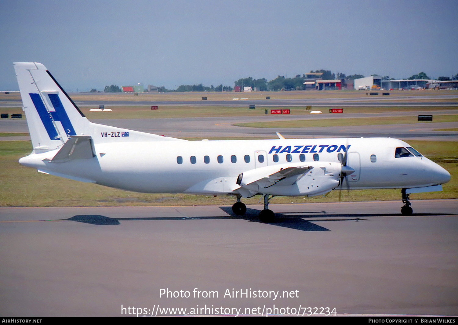 Aircraft Photo of VH-ZLZ | Saab-Fairchild SF-340A | Hazelton Airlines | AirHistory.net #732234