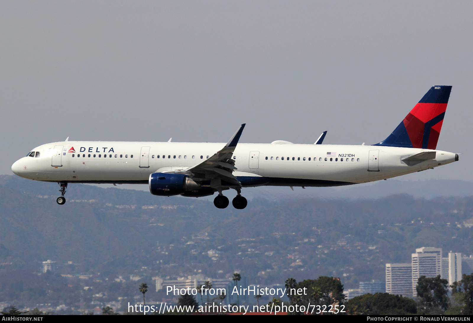 Aircraft Photo of N321DH | Airbus A321-211 | Delta Air Lines | AirHistory.net #732252