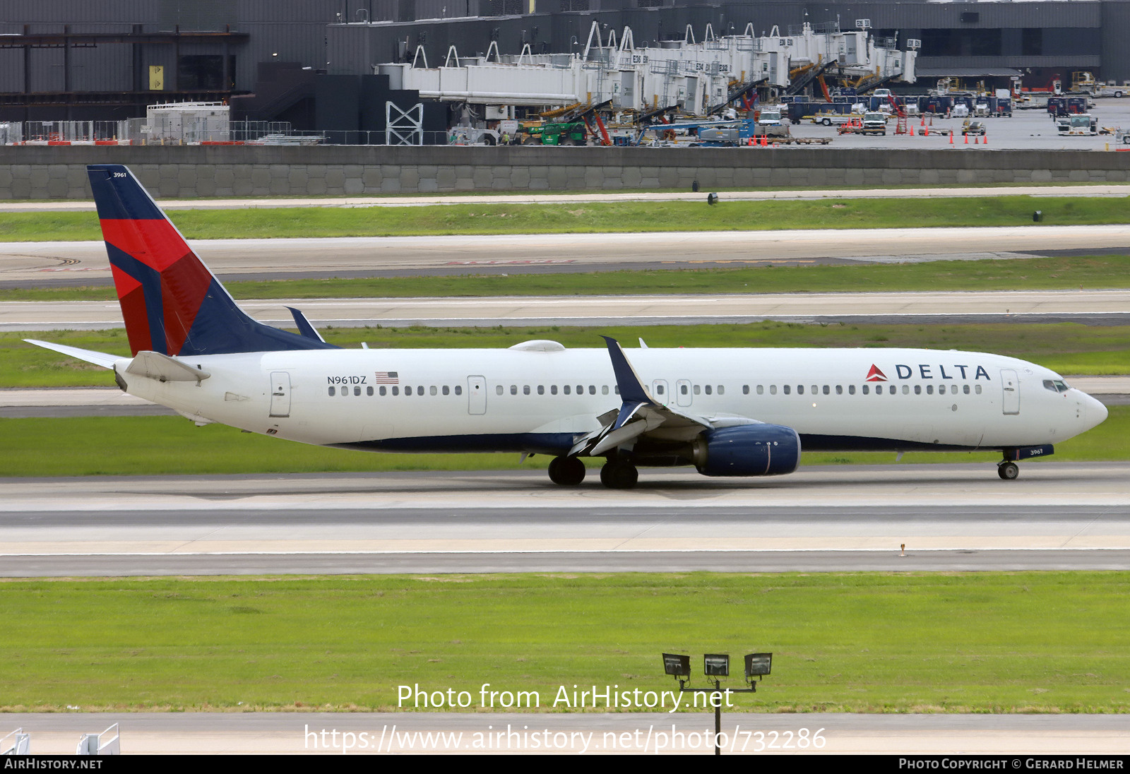 Aircraft Photo of N961DZ | Boeing 737-9GP/ER | Delta Air Lines | AirHistory.net #732286