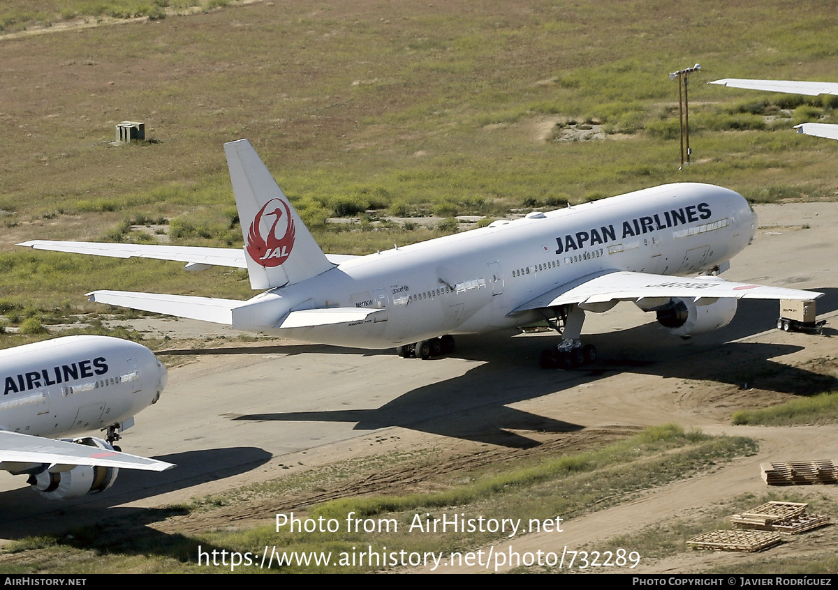 Aircraft Photo of N817KW | Boeing 777-289 | Japan Airlines - JAL | AirHistory.net #732289