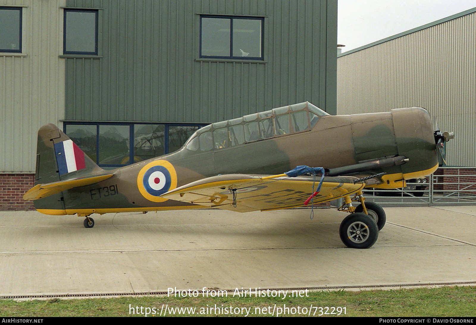 Aircraft Photo of G-AZBN / FT391 | North American AT-16 Harvard IIB | UK - Air Force | AirHistory.net #732291