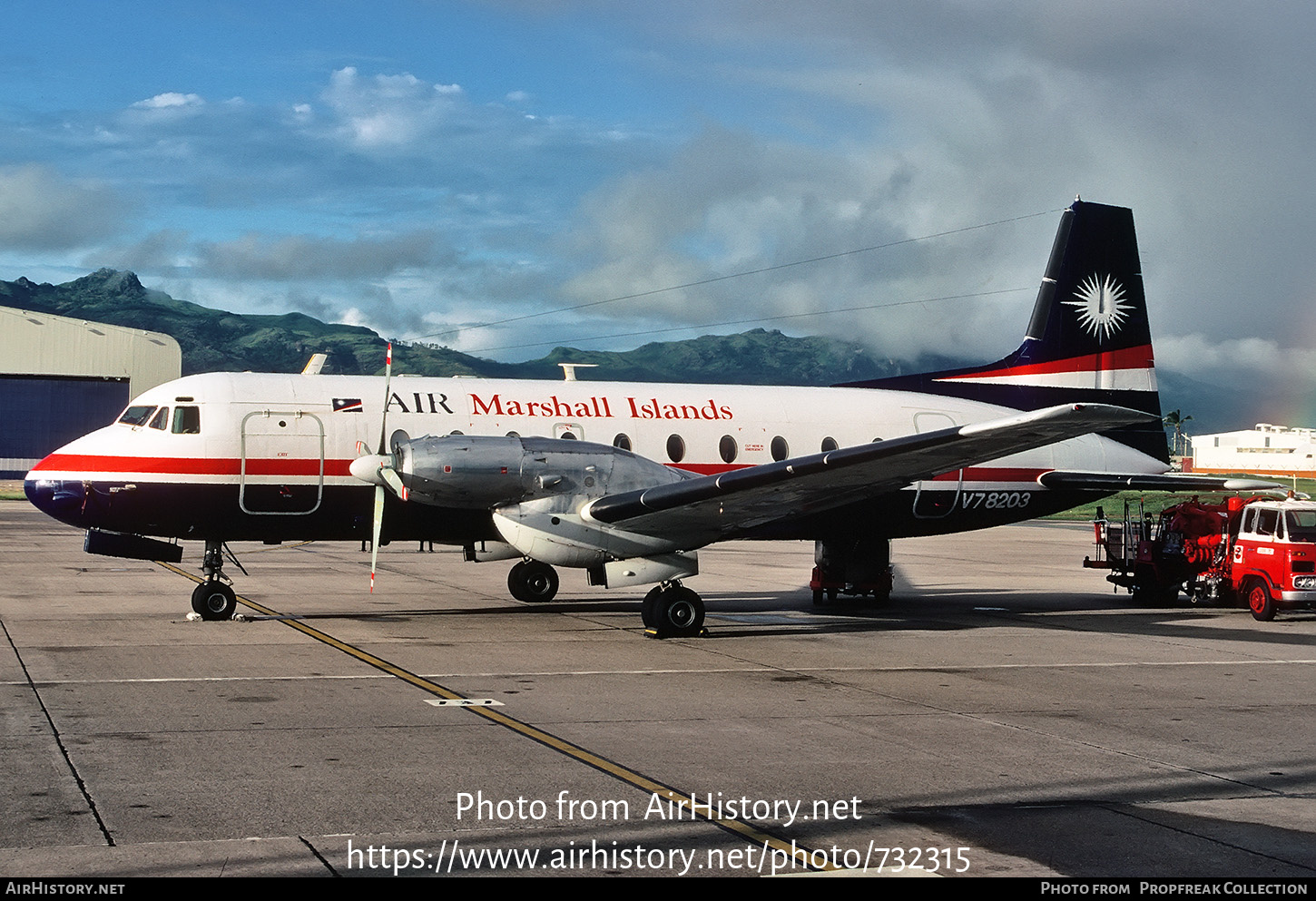 Aircraft Photo of V7-8203 | British Aerospace BAe-748 Srs2B/400 | Air Marshall Islands | AirHistory.net #732315