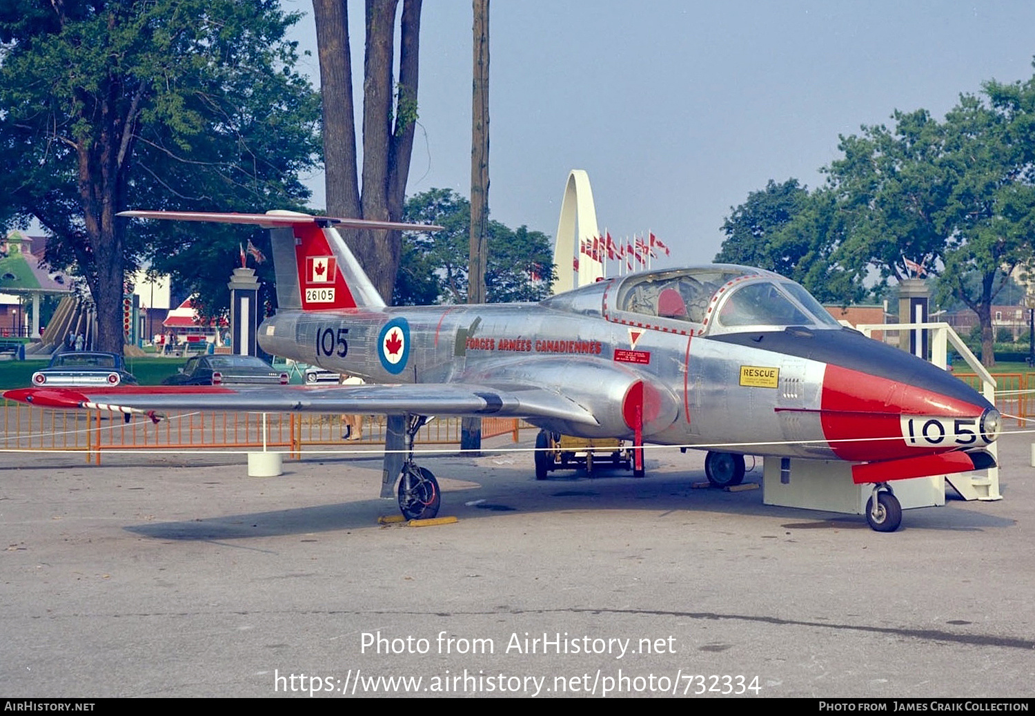 Aircraft Photo of 26105 | Canadair CT-114 Tutor (CL-41A) | Canada - Air Force | AirHistory.net #732334