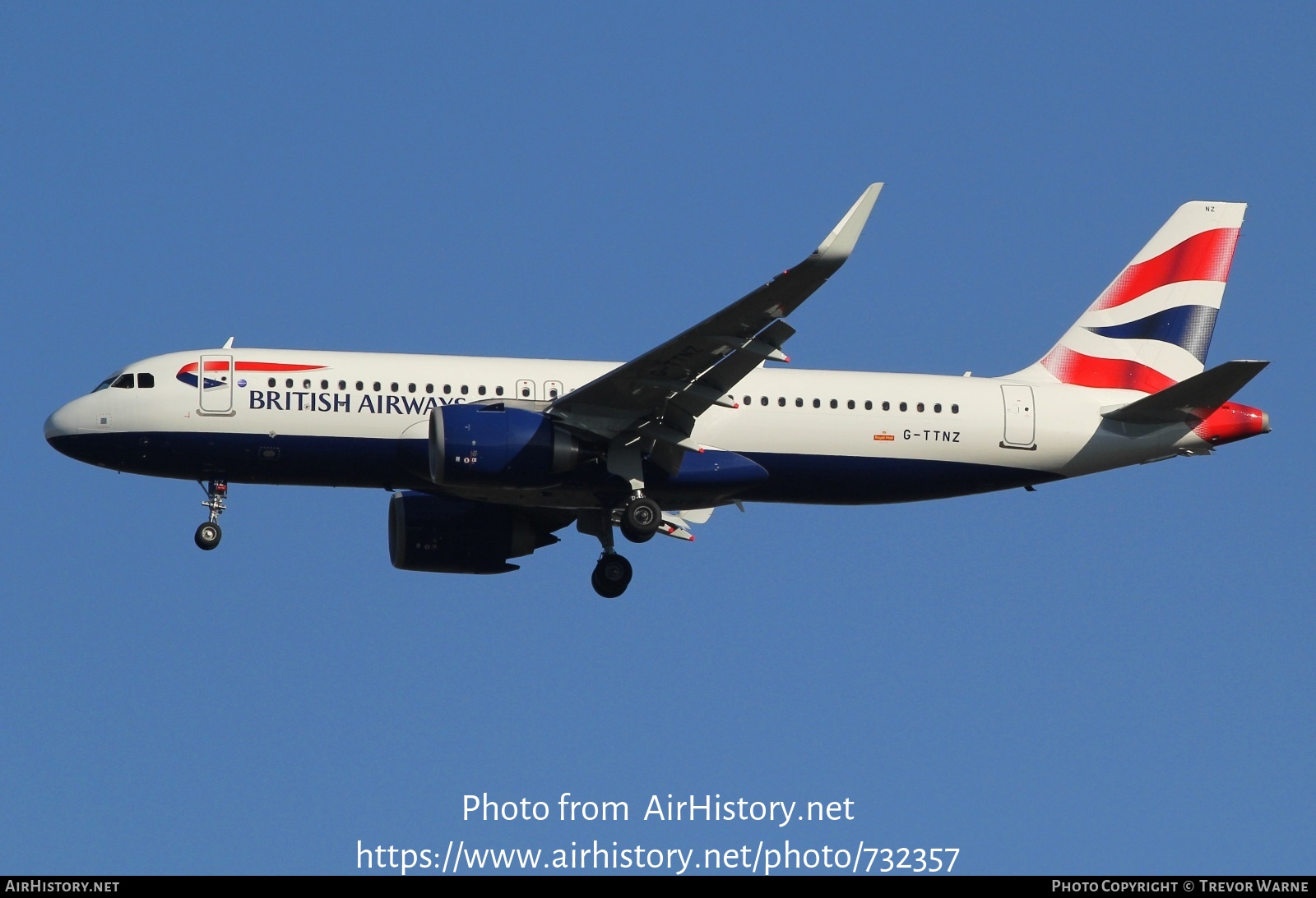 Aircraft Photo of G-TTNZ | Airbus A320-251N | British Airways | AirHistory.net #732357