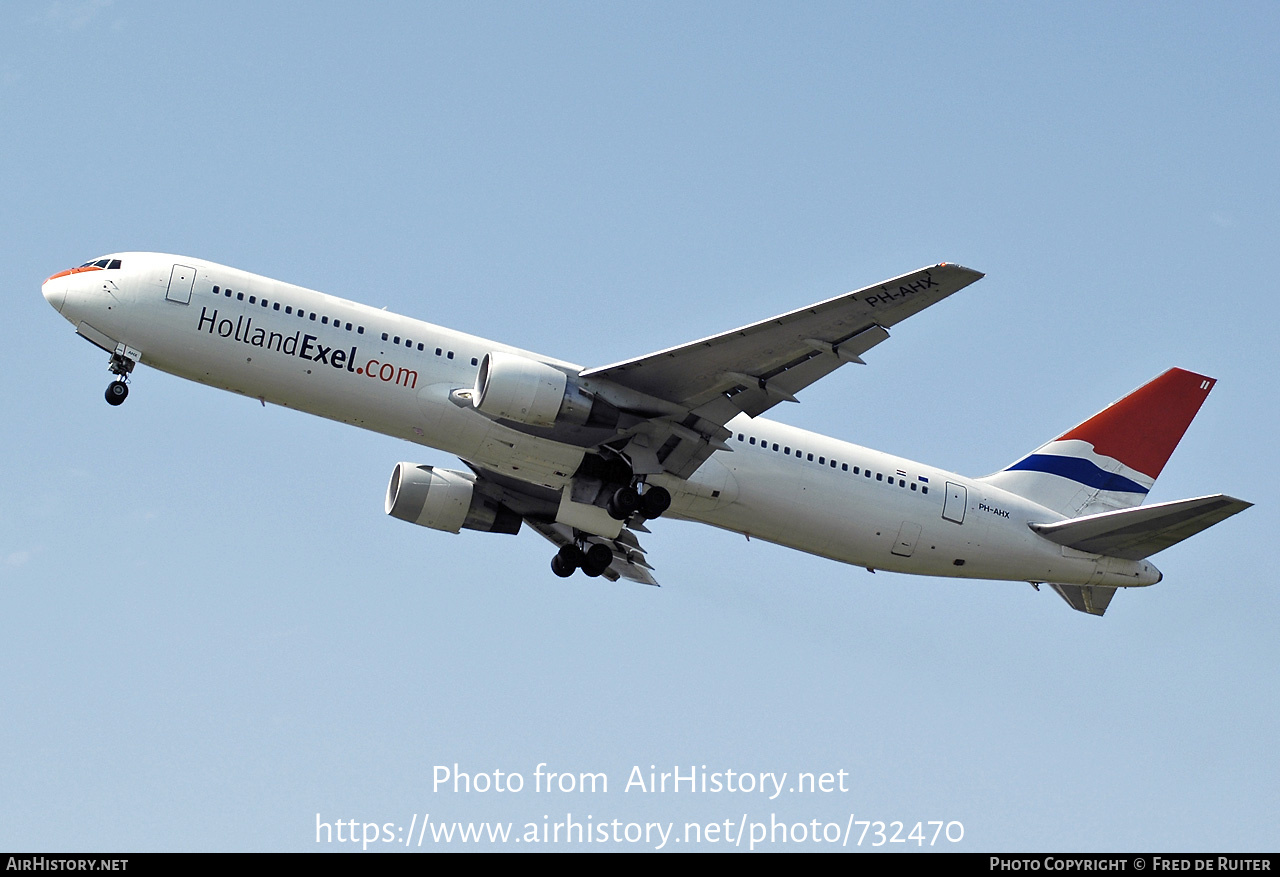 Aircraft Photo of PH-AHX | Boeing 767-383/ER | HollandExel | AirHistory.net #732470