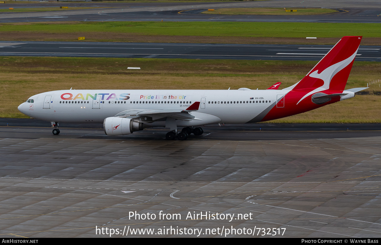 Aircraft Photo of VH-EBL | Airbus A330-203 | Qantas | AirHistory.net #732517