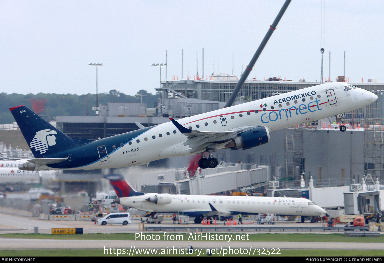 Aircraft Photo of XA-GAX | Embraer 190AR (ERJ-190-100IGW) | AeroMéxico Connect | AirHistory.net #732522