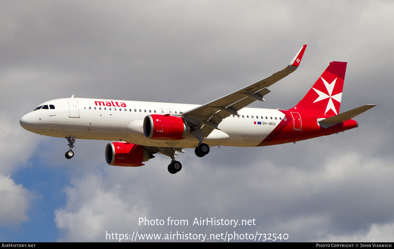 Aircraft Photo of 9H-NEH | Airbus A320-251N | KM Malta Airlines | AirHistory.net #732540