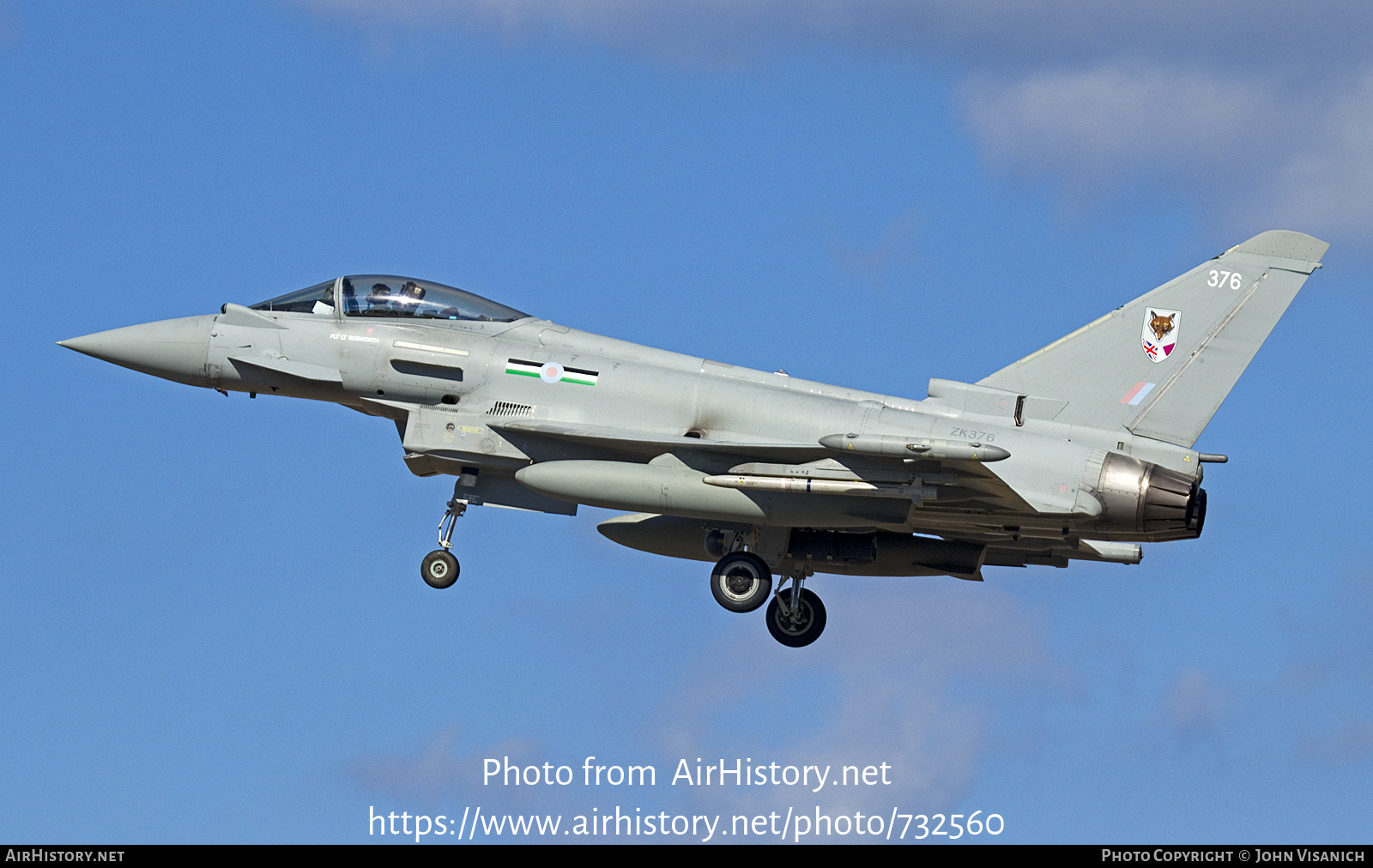 Aircraft Photo of ZK376 | Eurofighter EF-2000 Typhoon FGR4 | UK - Air Force | AirHistory.net #732560