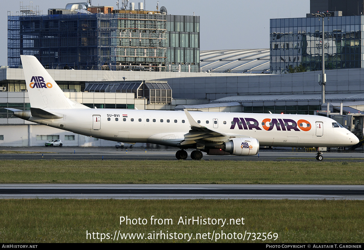 Aircraft Photo of SU-BVI | Embraer 190LR (ERJ-190-100LR) | Air Cairo | AirHistory.net #732569