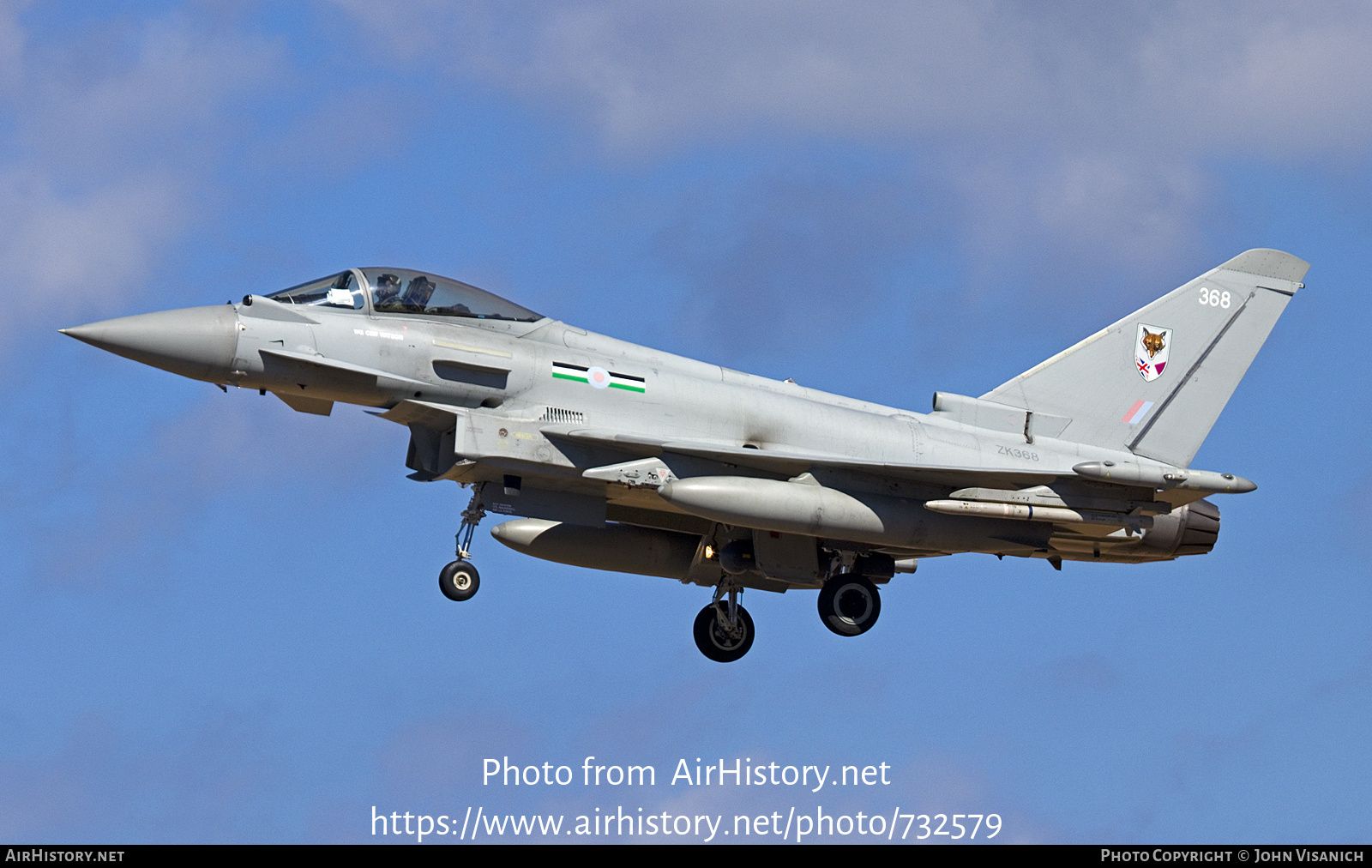 Aircraft Photo of ZK368 | Eurofighter EF-2000 Typhoon FGR4 | UK - Air Force | AirHistory.net #732579