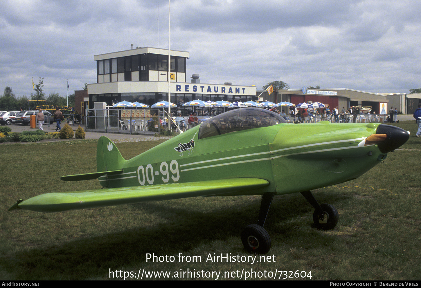 Aircraft Photo of OO-99 | Monnett Sonerai IIL | AirHistory.net #732604