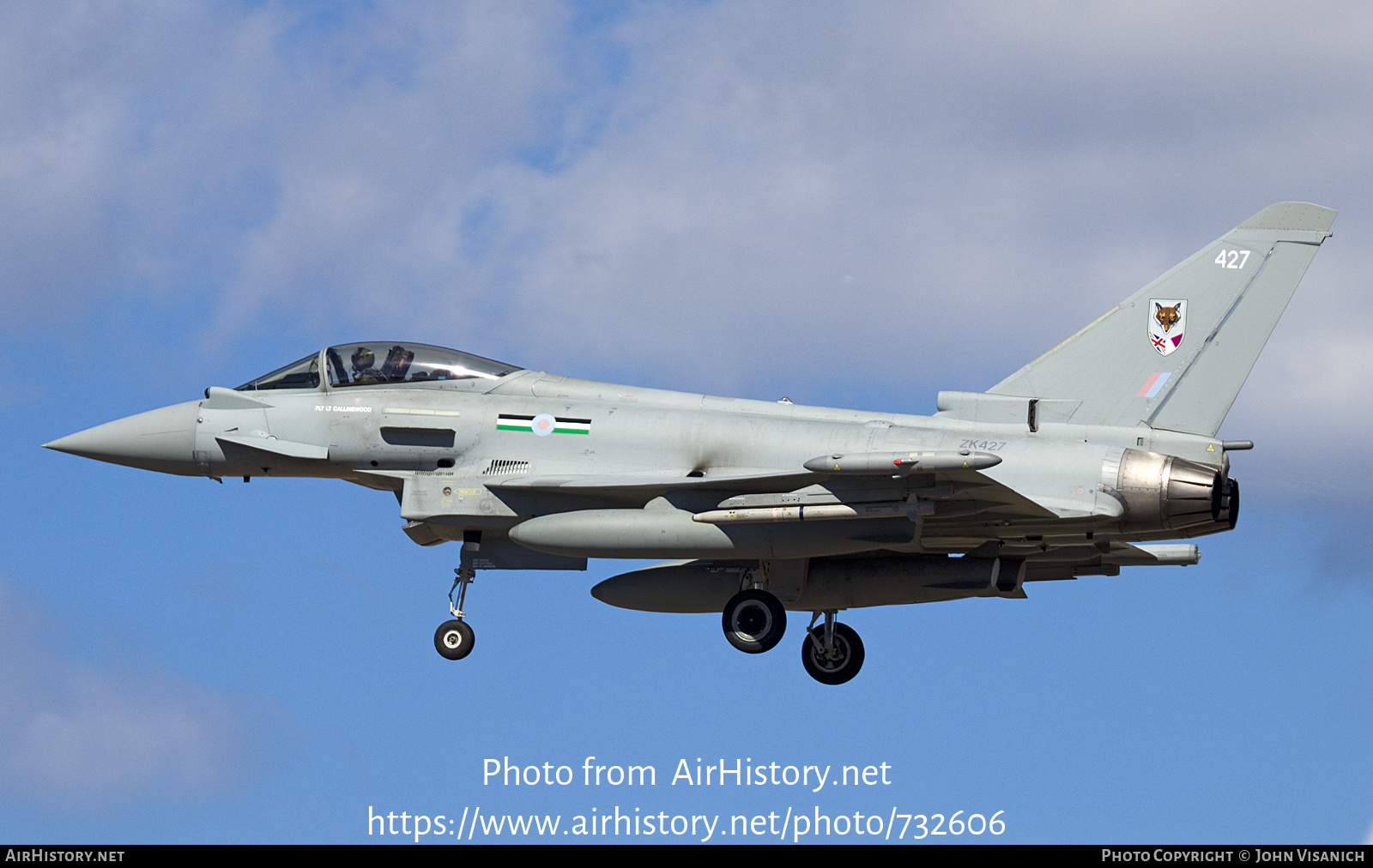 Aircraft Photo of ZK427 | Eurofighter EF-2000 Typhoon FGR4 | UK - Air Force | AirHistory.net #732606