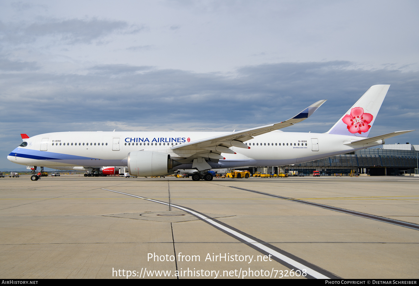 Aircraft Photo of B-18916 | Airbus A350-941 | China Airlines | AirHistory.net #732608