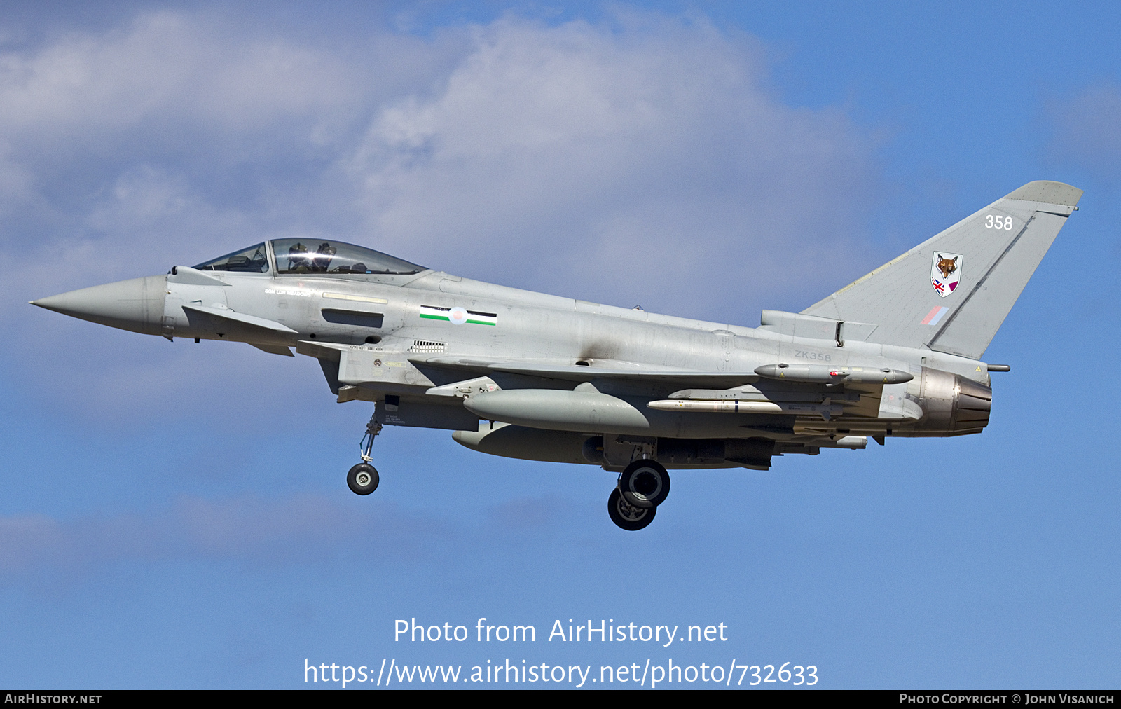 Aircraft Photo of ZK358 | Eurofighter EF-2000 Typhoon FGR4 | UK - Air Force | AirHistory.net #732633