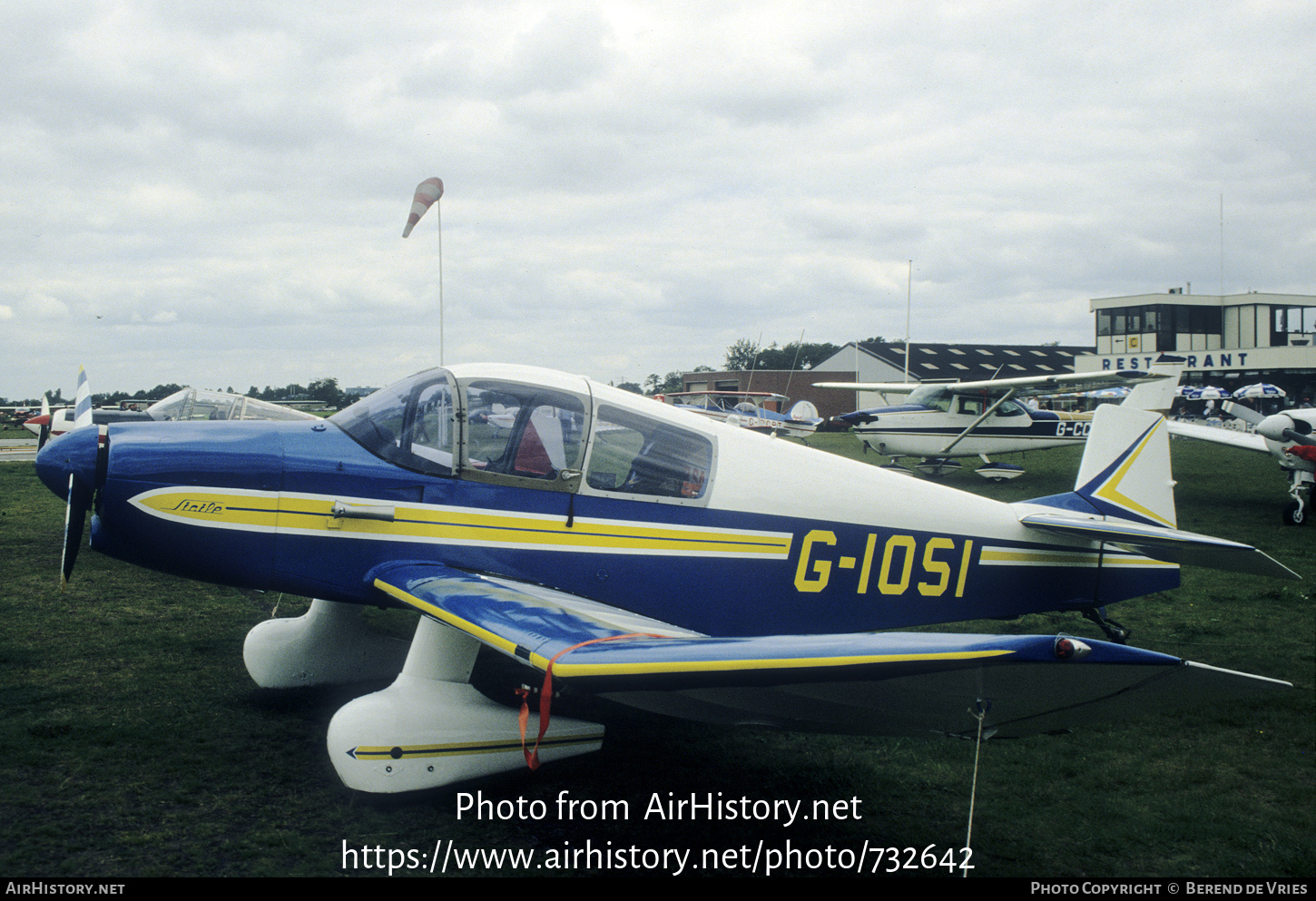 Aircraft Photo of G-IOSI | CEA DR-1051 Sicile | AirHistory.net #732642