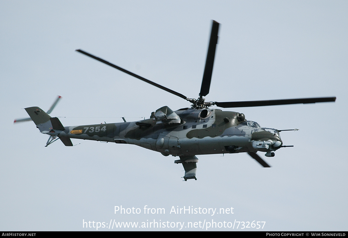 Aircraft Photo of 7354 | Mil Mi-35 | Czechia - Air Force | AirHistory.net #732657