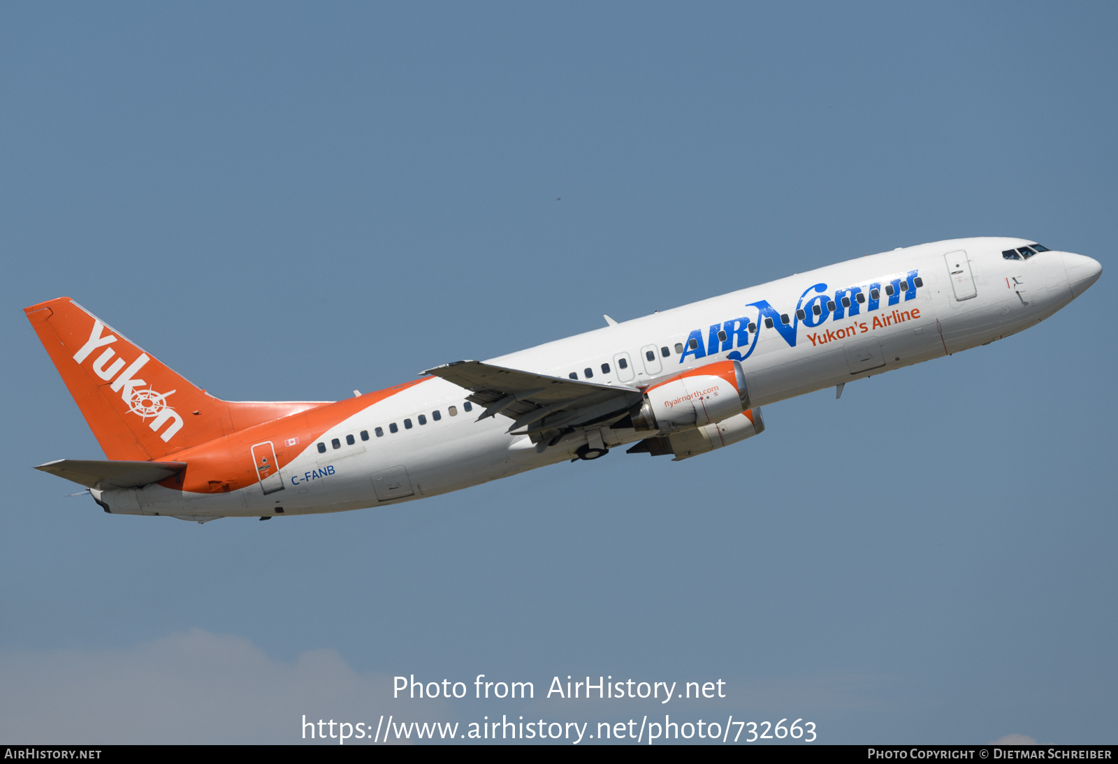 Aircraft Photo of C-FANB | Boeing 737-48E | Air North | AirHistory.net #732663