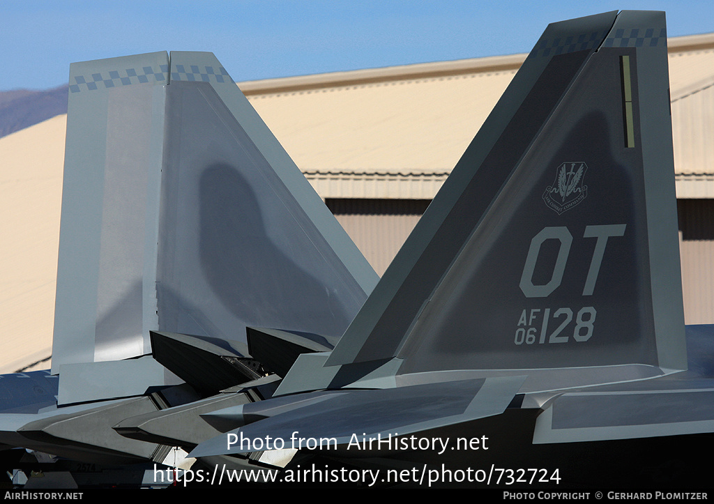 Aircraft Photo of 06-4128 | Lockheed Martin F-22A Raptor | USA - Air Force | AirHistory.net #732724